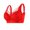 Red, variant on Lenpel Women's Lace Plus Size Bras Soft Full Coverage Support Lifting Wirefree Bralettes Comfortable Everyday Bras