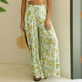 thumbnail image 1 of Printed Casual Pants Boho Style Ladies Oversized Pants Loose Fit Vacation Outfit, 1 of 7