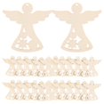 thumbnail image 3 of 30pcs Cute Diy Handmade Crafts Diy Wood Slices Angel Shape Wood Cutouts, 3 of 3