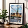 thumbnail image 4 of Of Galma Stan 03 - Stockholm Sweden Photography Black Framed Wall Art Print 12 x 18 inches, 4 of 8
