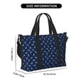 thumbnail image 2 of Rocae Nautical Themed Simple Anchors for Travel Shoulder Bag Top Handle Handbag with Yoga Mat Buckle for Gym, Work, Travel, 2 of 7