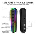 thumbnail image 6 of High-Speed 6-Port USB Charging Dock Expansion For PS5 Pro/Slim RGB Charging Expansion Hub Splitter Data Transmission Extender, 6 of 9