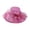 J, variant on Women's Organza Church Hat Wide Brim Fascinator Sun Hat for Adults Tea Party Wedding Bridal Floral Headwear Elegant Summer Dress Cap Sunshade Fashion Accessory