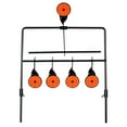 Rotating Shooting Target Set with 4+1 Auto Reset Targets Fun