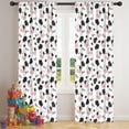 thumbnail image 5 of Blackout Kids Curtains,White Cow Moo Spot Pattern Childrens Insulated Curtains Set Of 2,Bedroom Essentials,Toddler Room Decor 42x84in(106x213cm), 5 of 5