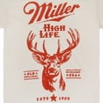 thumbnail image 2 of Miller High Life Vintage Deer Logo Beige Colorway T-Shirt-Large, 2 of 2