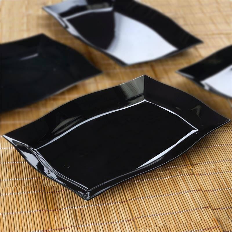 rectangular plastic plates