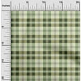 thumbnail image 2 of oneOone Georgette Viscose Light Green Fabric Check Dress Material Fabric Print Fabric By The Yard 42 Inch Wide, 2 of 4