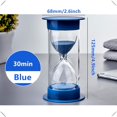 thumbnail image 2 of Reloj de Arena Temporizador 30 Minutos Reloj de Arena Azul Doble Protección para Temporizador de Cocina y Tiempo de Estudio 5 Minutos 15 Minutos 30 Minutos 45 Minutos 60 Minutos, 2 of 4