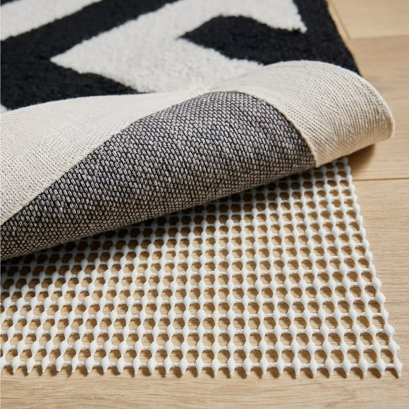 SHILIU-GORILLA GRIP Extra Strong Rug Pad Gripper, 2.5x13 FT Runner, Grips Keep Area Rugs in Place, Thick, Slip and Skid Resistant Pads for Hard Floors, Under Carpet Cushion, Hardwood Floor Protection