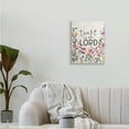 thumbnail image 2 of Stupell Industries Trust in the Lord Proverb Spring Watercolor Flowers,13 x 19,Designed by Loni Harris, 2 of 6