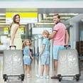 thumbnail image 6 of Uxcell 1Pcs Luggage Covers, 24 Inch Waterproof Suitcase Cover Protectors, Silver-grey, 6 of 6