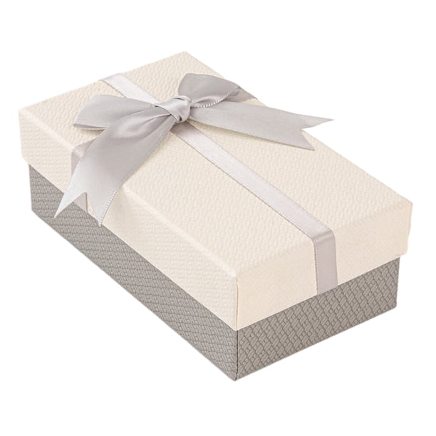 Caja de regalo con lazo, ideal para bodas, damas de honor, cumpleaños, regalos con tapa, dulces, pintalabios, joyas.