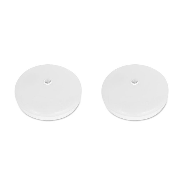 Yuarrent Luz LED de techo de inducción de cuerpo humano, lámpara infrarroja IP52 a prueba de agua, iluminación a prueba de humedad, foco de luz Luz blanca 9W 2piezas Yuarrent CBP162761