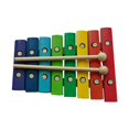 thumbnail image 1 of Xilófono de 8 escalas para tocar a mano, juguete de piano, juguete de motricidad fina con mazos, xilófono de madera para niños, regalo para Multicolor, 1 of 9