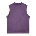 thumbnail image 2 of JUUYY Sleeveless Shirts for Men, Mens Retro Classic Solid Color Tank Tops, Men's Casual Round Neck Tanks Shirts Purple XL, 2 of 2