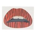 thumbnail image 2 of Etiqueta engomada del beso etiqueta engomada del labio Aplicación amplia Seguro No tóxico Rojo Negro Estrías Divertido Sexy para la decoración del club nocturno para la Anggrek Otros, 2 of 8