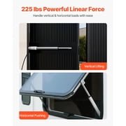 KFFKFF 12V Linear Actuator, 9.84-Inch Stroke, 0.6/s Speed, 225lbs/1000N Load Capacity, IP54 Rated with Mounting Bracket for Adjustable Desks, Recliners, and Automated Windows or Doors