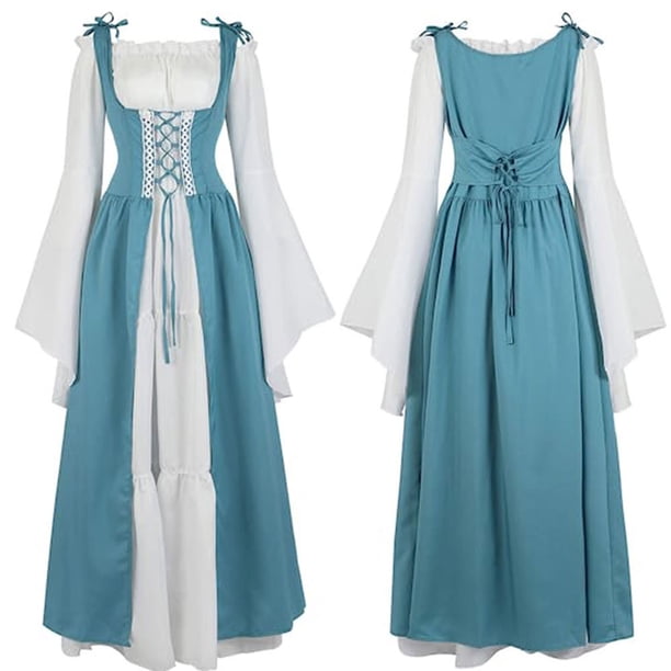 Womens Halloween Costumes 2024 Cosplay Gothic Dresses Women Bandage Corset Middeleeuwse Vintage Party Club Elegante Dress