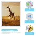 thumbnail image 3 of Diamond Art Kits for Adults, Sunset Giraffe African Landscape 5D Diamond Painting Kits for Adults Beginners, DIY Full Drill Diamond Painting, Gem Art and Crafts 12x16, 3 of 7