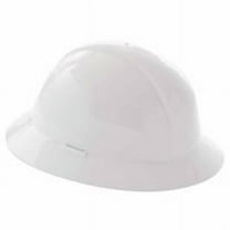 Honeywell Everest A119R Full Brim Hard Hat 6 pt. Ratchet Suspension Type 2 Class
