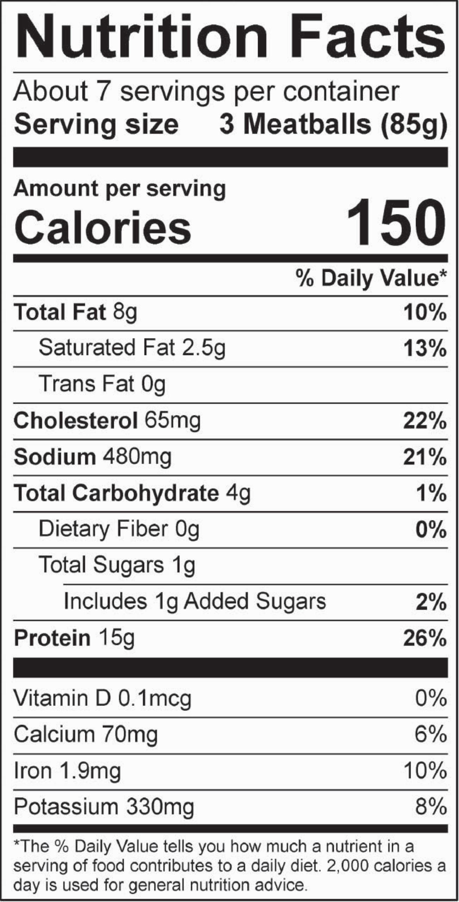 Rosina Chicken Meatballs, 22 oz Bag (Frozen)