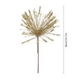 thumbnail image 3 of Glitter Christmas Decorative Spray Pick, Sparkly Artificial Holiday Branch Pick, Christmas Vase Arrangement Glitter Branch, Wreath Centerpiece Decorative Spray Accent for Vase and Mantel, Gold, 3 of 6