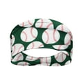thumbnail image 3 of Diadema elástica con estampado de bolas para mujer, 1 bandana para el pelo, pañuelo para la cabeza para mujer, 3 of 3