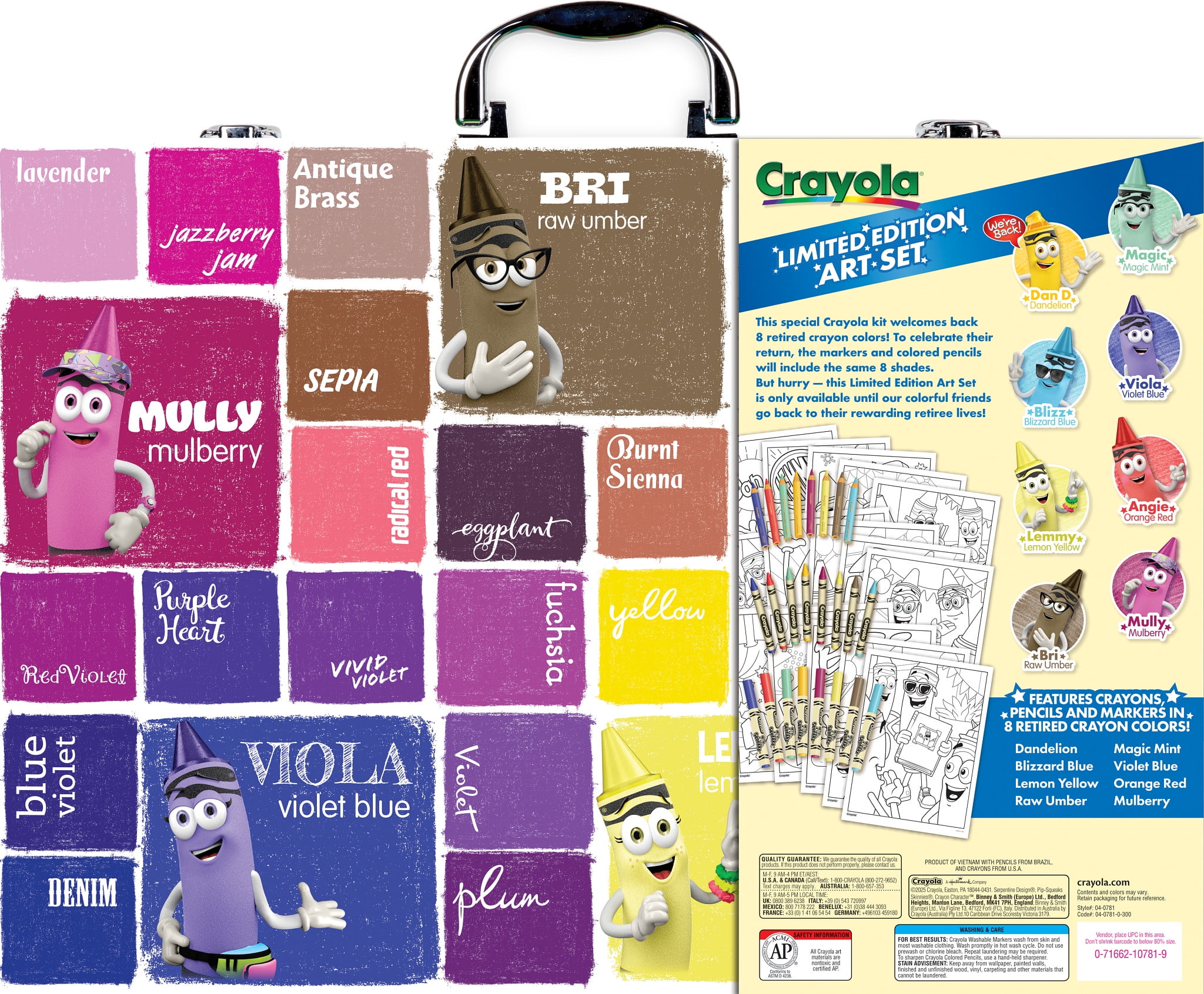 Crayola Limited Edition Coloring Set, 115 Pieces, Art Supplies, Gift for Kids Ages 5 & Up
