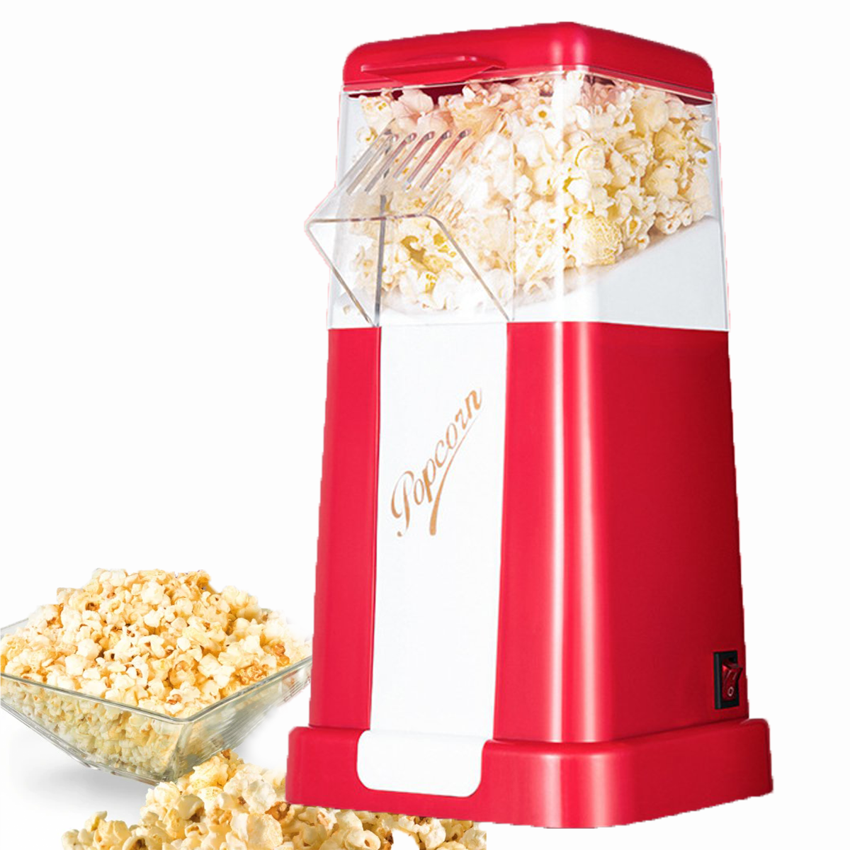 Popcorn Machine, Hot Air Popcorn, AirPop Popcorn, Fast Popcorn Maker ,Fully Automatic Popcorn