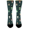 thumbnail image 4 of ThisWear Christmas Socks Cute Hot Chocolate or Coffee Socks Secret Santa Mug 12-Pairs Novelty Crew Socks, 4 of 5