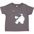 thumbnail image 3 of Inktastic Christmas Polar Bear and Cub with a star Boys or Girls Toddler T-Shirt, 3 of 5