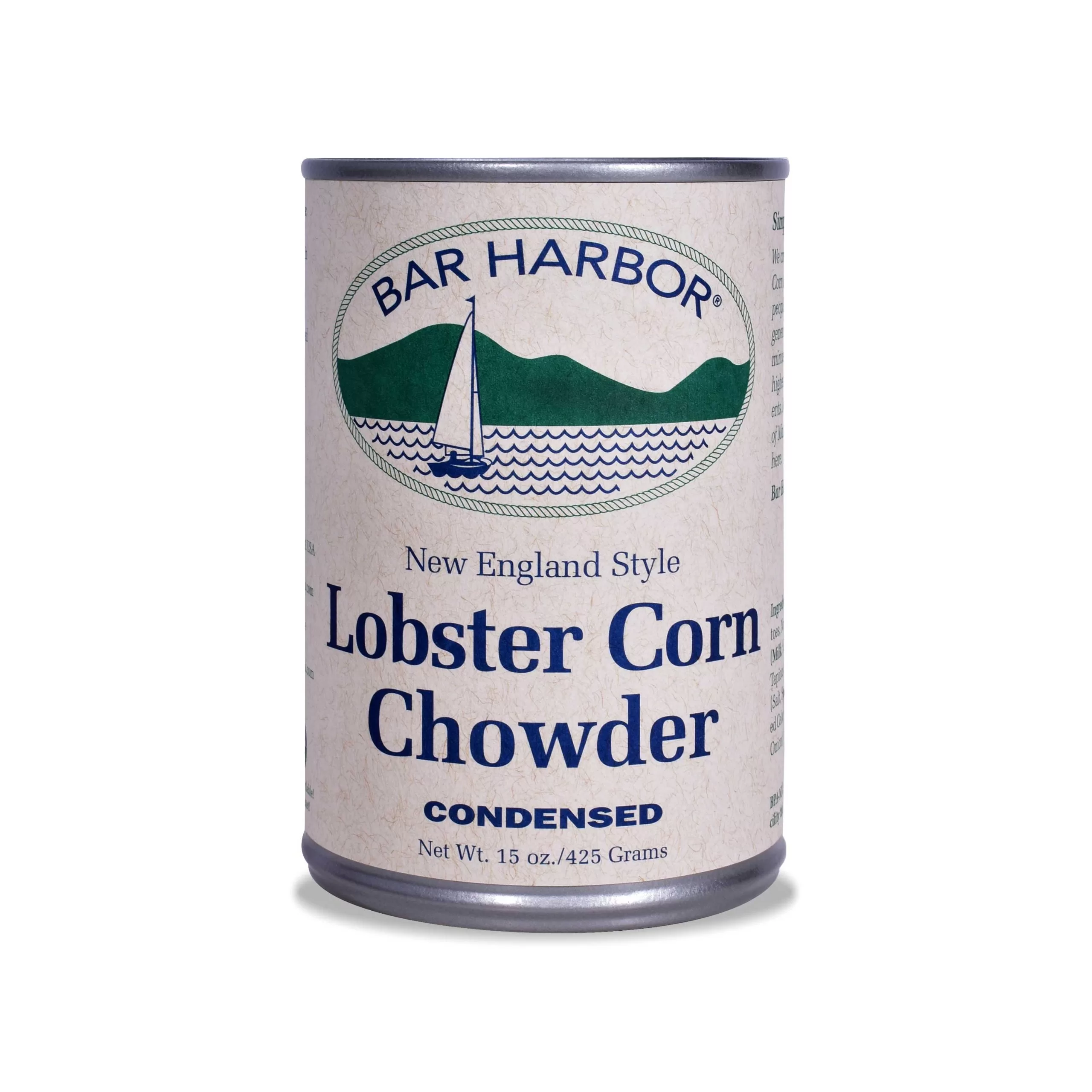 (2 pack) Bar Harbor New England Style Lobster and Corn Chowder, 15 oz. Tin free steel Can
