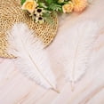 thumbnail image 3 of 150 Pcs Natural Ostrich Feathers Centerpieces for Wedding Party Centerpieces, Flower Arrangement (White), 3 of 6