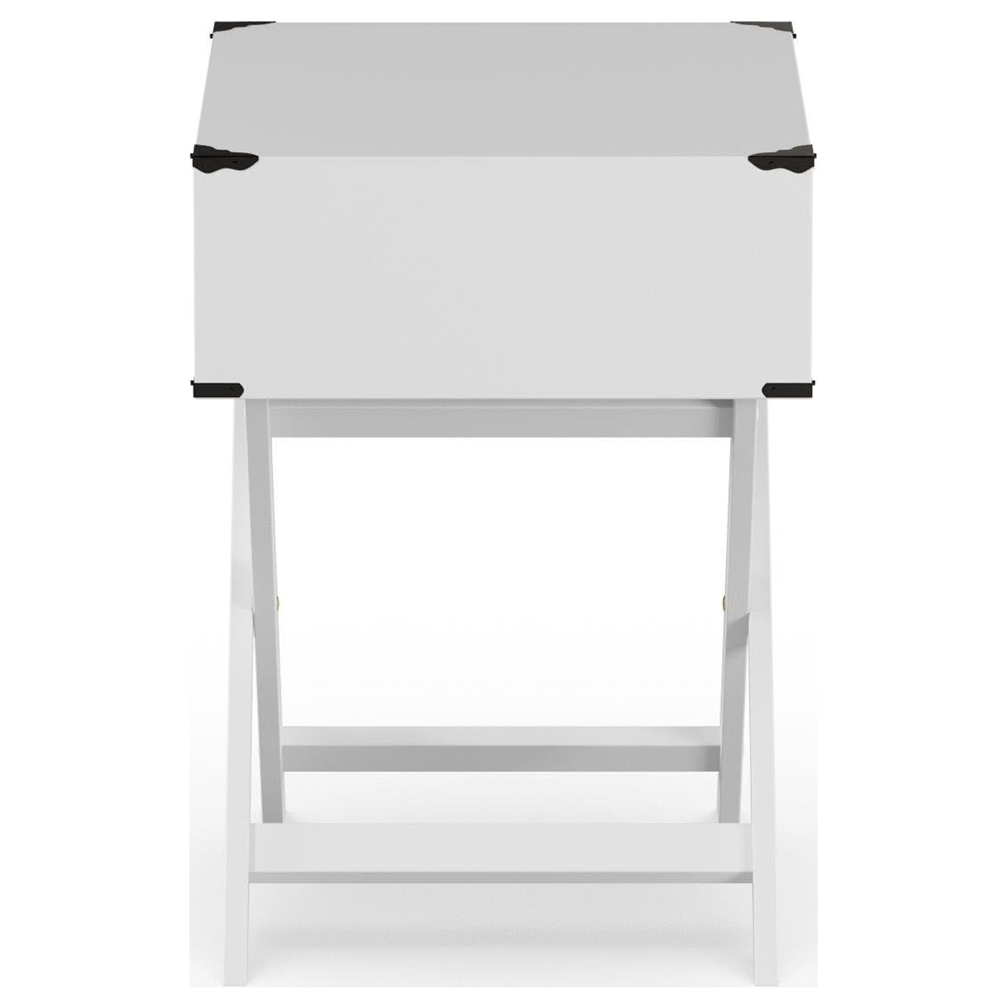 Baxton Studio Curtice Modern And Contemporary White 1-Drawer Wooden End Table