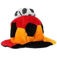 thumbnail image 1 of KAKOWELY Sombrero de animadora de fútbol, accesorio de disfraz, divertido sombrero con temática de fútbol (Alemania), 1 of 4