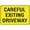 Warning Sign 3, variant on Slow Cat Metal Warning Sign 8"x12" - Funny Private Property OSHA Notice - For Outdoor Yard Fence Street Workplace