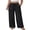 01-Black, variant on Womens Palazzo Pants, Wide Leg Flowy Drawstring High Waisted, Lightweight Lounge Office Beach Clothes 2026 Light Yellow X-Large