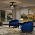 thumbnail image 6 of Ataujin Comfy Accent Chair, Ergonomic Reading Chair with Armrests, Boucle Living Room Chairs for Living Room Bedroom and Waiting Room, 6 of 7