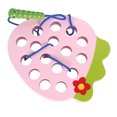 thumbnail image 3 of Juguete De , Juego De Enhebrado De Frutas Y Gusanos, Rompecabezas De Viaje Para Educación Temprana Para El Desarrollo De Los Niños, 3 of 8