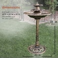 thumbnail image 3 of Three Tier Fountain - Bronze, 3 of 5