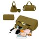 thumbnail image 4 of Bolso Bandolera de Nailon Multicapa | Bolsa de Viaje Ligera, Resistente Al Agua y de Gran Capacidad con Correas Gruesas | Organizador Versátil para Desplazamientos, Senderismo, Deportes y Uso Diario, 4 of 6