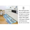 thumbnail image 5 of Bath Rugs Sponge Foam Absorbent Soft for Bathroom and Kitchen (47x18 inches), Flannel Mat Non Slip Bright 3D Print for Bedside and Living Room(Nautical Anchor Helmsman), 5 of 6