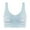 D_ Light Blue, variant on SMihono Sports Bras for Women Padded High Support Rhinestone Supportive Workout Running Yoga Push Up Sports Bra Beige L