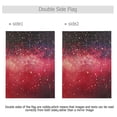 thumbnail image 5 of Ryvnso Glittering Tie-dye Pattern Garden Flag 12x18 Inch Double Sided Seasonal Yard Decoration, 5 of 6