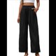 thumbnail image 3 of Pantalones Casuales para Mujer, Holgados, con Cordón, Cintura Alta, Pierna , para Playa y Bolsillos. Negro XXL, 3 of 9
