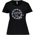thumbnail image 3 of Inktastic Alaska Girl Forget-Me-Not Flower Women's Plus Size T-Shirt, 3 of 5