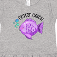thumbnail image 4 of Inktastic Cutest Catch Cute Purple Fish Girls Toddler Dress, 4 of 5