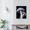 thumbnail image 3 of JEUXUS Dark Academia Mushroom Prints Glossy Woodland Cottagecore Minimalist Fungi Wall Art Decor - Blewit - Jack o' Latern - - - Fly Amatia, 3 of 4