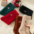 thumbnail image 2 of Dalrosia Fuzzy Socks for Women, 5Pairs Soft Thick Fluffy Socks Soft Slipper Sock Spa Home Sleeping Coquette Stuff, 2 of 5